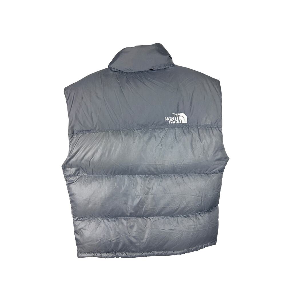 North Face 700 Grey Goose Down Puffer Vest Women's L - Picture 2 of 8